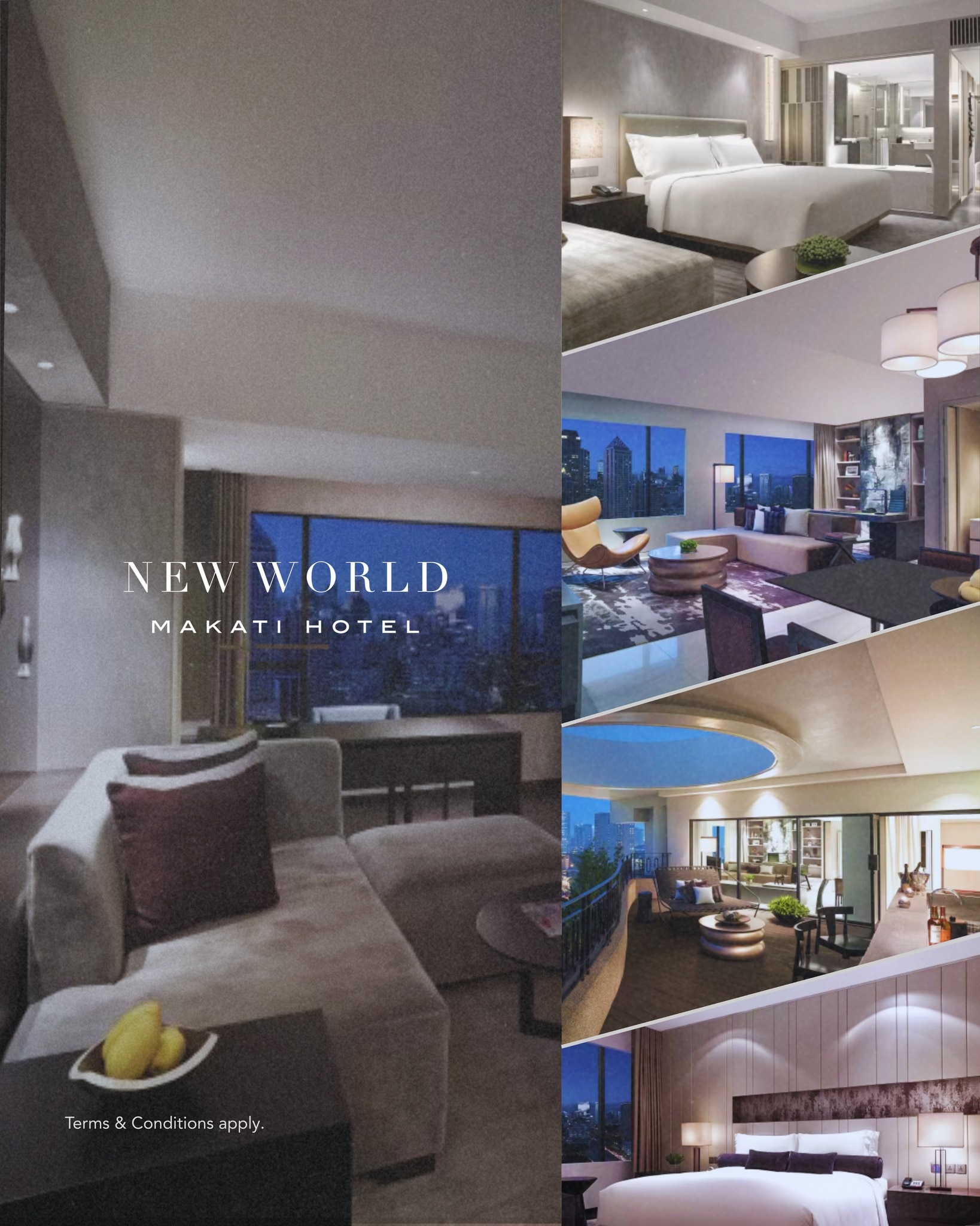 Stay in style, celebrate in comfort — all with your Metrobank card at New World Makati Hotel!

Wake up to luxury with special room rates starting at ₱9,800 nett, inclusive of breakfast for two. 

And because every stay deserves more:
50% OFF lunch and dinner buffet at Café 1228 (minimum of 2, maximum of 20 diners per card.
10% OFF food and select beverages at The Lounge with a minimum spend of ₱3,000.
20% OFF annual single and family memberships at The Gym.
Dining promo: January 2 – June 30, 2026 (blackout dates apply).
Room promo: January 1 – December 23, 2026 (stay until December 30).
Gym promo: January 1 – December 31, 2026 Experience more, celebrate more, and enjoy more — only with your Metrobank card at New World Makati Hotel.

Experience more, celebrate more, and enjoy more — only with your Metrobank card at New World Makati Hotel.

For general inquiries: 
📞 (02) 8811 6888
📧 enquiry.manila@newworldhotels.com
🌐 manila.newworldhotels.com

#NewWorldMakati #NewWorldMakatiHotel #NewWorldHotels