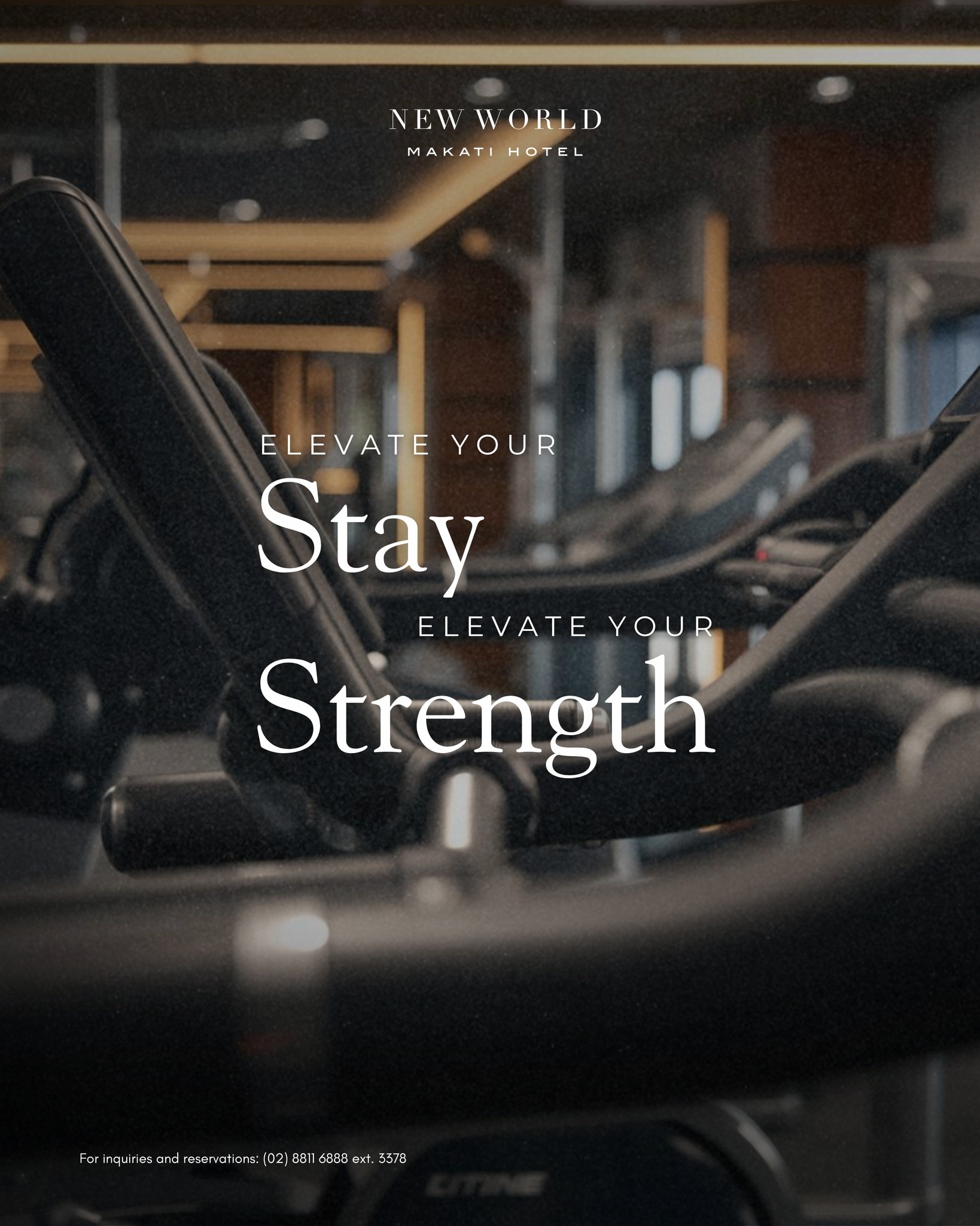 Elevate your stay, elevate your strength. ✨​

 At New World Makati, our fitness center transforms every workout into a moment of empowerment. Designed to keep you energized and inspired, it’s where luxury meets wellness—so you can rise stronger, feel sharper, and make every stay a powerful one.​

For general inquiries: ​
📞 (02) 8811 6888​
 📱 0917 888 4194​
📧 enquiry.manila@newworldhotels.com or servicecentre.manila@newworldhotels.com​
🌐 manila.newworldhotels.com​

#NewWorldMakati #NewWorldMakatiHotel #NewWorldHotels #FitnessCenter