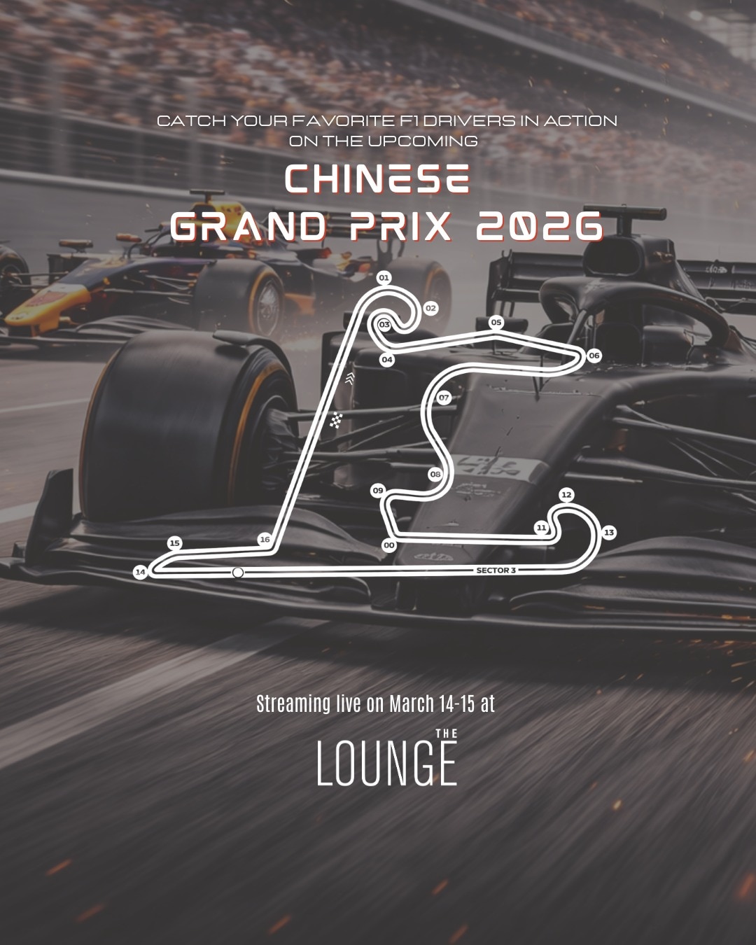 Shanghai speed. Full throttle energy. 🏁🔥​

Catch the Formula 1 Chinese Grand Prix LIVE at The Lounge and feel every overtake, every pit stop, every podium moment on the big screen.​

Php 600 net includes:​
 • 1 reserved seat​
 • 1 local or draft beer​

Fast cars. Cold brews. Zero standing room.​

DM us now to secure your seat.​

📞 (02) 8811 6888 (For General inquiries)​
📱 0917 888 4194 (For F&B inquiries)​
📧 enquiry.manila@newworldhotels.com or servicecentre.manila@newworldhotels.com​
🌐 manila.newworldhotels.com​

#NewWorldMakati #NewWorldMakatiHotel #NewWorldHotels