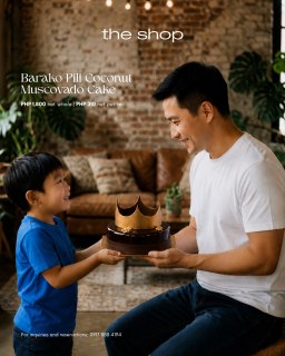 Celebrate Dad with a taste of home. Our Barako Pili Coconut Muscovado Cake brings together beloved Filipino flavors in one memorable Father's Day treat.
Order now via:
📞 (02) 8811 6888
📱 0917 888 4194
📧 servicecentre.manila@newworldhotels.com
🌐 manila.newworldhotels.com
#NewWorldMakati #NewWorldMakatiHotel #NewWorldHotels #FathersDay