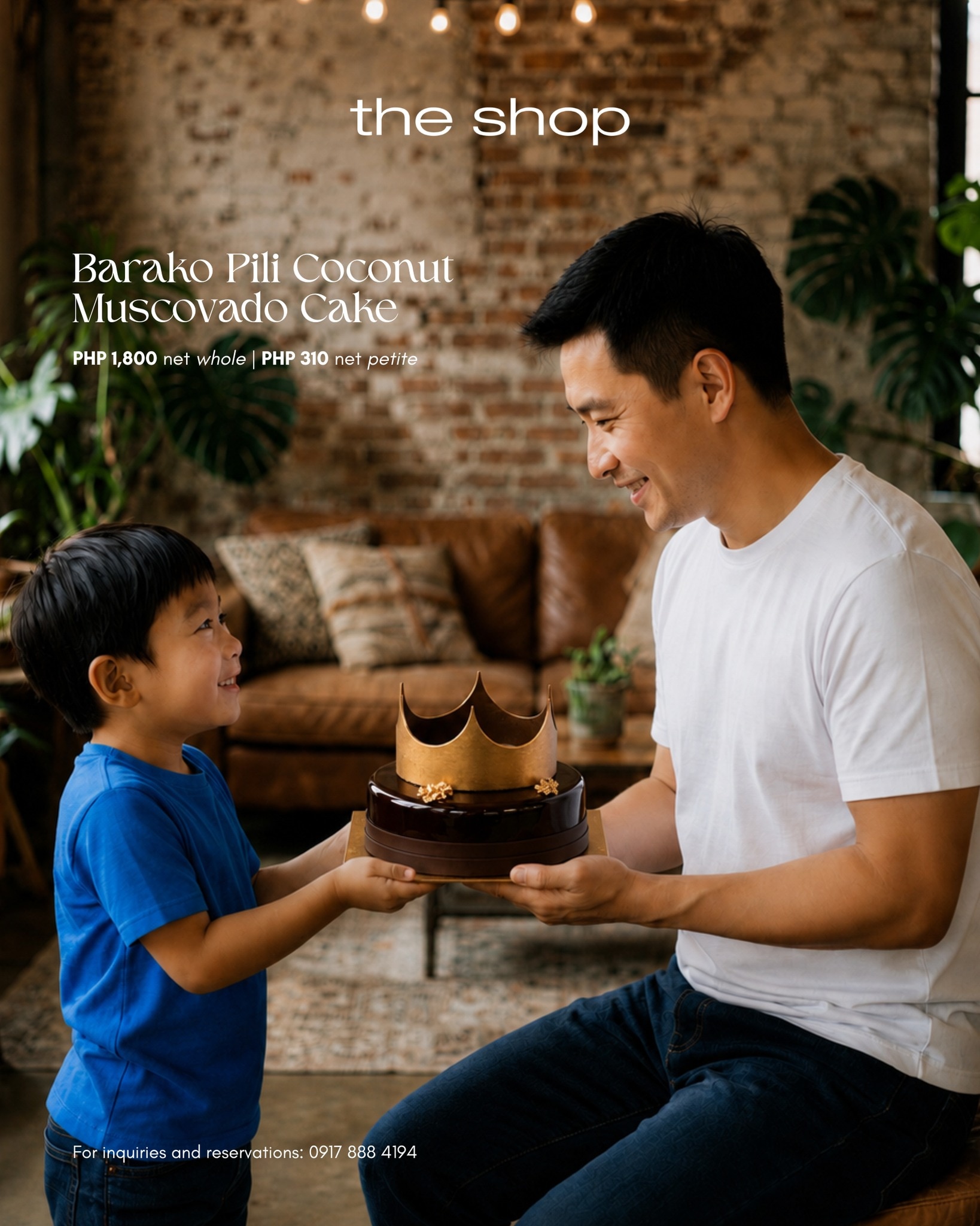 Celebrate Dad with a taste of home. Our Barako Pili Coconut Muscovado Cake brings together beloved Filipino flavors in one memorable Father's Day treat.
Order now via:
📞 (02) 8811 6888
📱 0917 888 4194
📧 servicecentre.manila@newworldhotels.com
🌐 manila.newworldhotels.com
#NewWorldMakati #NewWorldMakatiHotel #NewWorldHotels #FathersDay