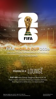 Every goal deserves a toast. ⚽🍻

Watch the FIFA World Cup live at The Lounge for PHP 900 net, including one round of local beer, Sapporo draft beer, Terra Vega red or white wine, or a classic cocktail.

Book your table now:​
📞 (02) 8811 6888 ​
📱 0917 888 4194 ​
📧 servicecentre.manila@newworldhotels.com ​
🌐 manila.newworldhotels.com​

#NewWorldMakatiHotel #NewWorldHotels #FathersDay #Cafe1228