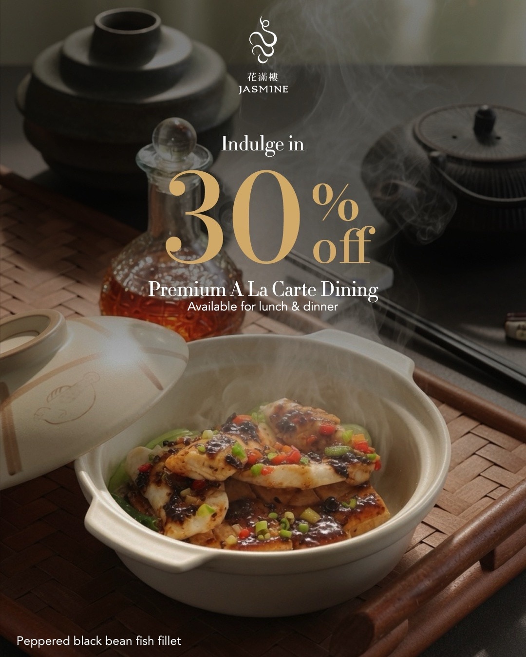 Don't miss these limited-time offers at Jasmine! 🥢 

Enjoy 30% OFF weekday à la carte dining until Aug. 31. ​

Plus special rates on our All You-Can-Eat Dim Sum Lunch until Aug. 16: ​
Weekdays: ₱1,288 net ​
Weekends: ₱1,488 net ​

Book your table now: ​
📞 (02) 8811 6888​
📱 0917 888 4194​
📧 fbreservations.manila@newworldhotels.com​

#NewWorldMakati #NewWorldMakatiHotel #NewWorldHotels #UnlimitedDimsum