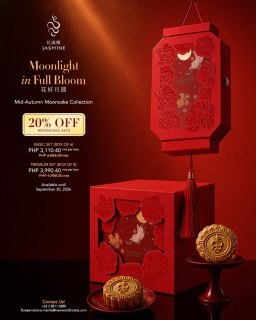More time to savor the tradition. ✨ Enjoy 20% OFF Jasmine mooncake sets, now extended until September 30, 2026. Perfect for sharing or gifting this Mid-Autumn season.
📱 (02) 8811 6888 / 0917 888 4194
✉️ fbreservations.manila@newworldhotels.com
#NewWorldMakati #MidAutumnFestival #Mooncakes