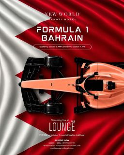 The race for glory continues in Bahrain.​

Watch all the action unfold live at The Lounge, where thrilling motorsport moments are best enjoyed with great company and a refreshing beer.

Book your table now: ​
📞 (02) 8811 6888 ​
📱 0917 888 4194 ​
📧 fbreservations.manila@newworldhotels.com ​

#NewWorldMakati #NewWorldMakatiHotel #NewWorldHotels #F1Racing