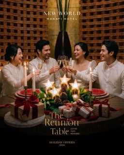 Your Makati Homecoming begins here. ✨
This festive season, come together for memorable stays, festive dining, joyful celebrations, thoughtful hampers, and a New Year’s Eve countdown at New World Makati Hotel.
Explore our 2026 Festive Brochure and discover a season worth coming home for.
Because every reunion deserves a place to call home.
Visit link in bio to learn more.
#TheMakatiHomecoming #TheReunionTable #NewWorldMakatiHotel