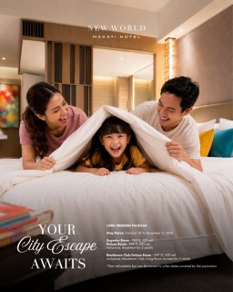 A long weekend calls for a little getaway. ✨
From October 30 to November 2, take a break from the everyday and enjoy a refreshing city escape at New World Makati Hotel.
Your staycation awaits, reserve your room now:
📞 (02) 8811 6888
📧 reservations.manila@newworldhotels.com
#NewWorldMakatiHotel #LongWeekend