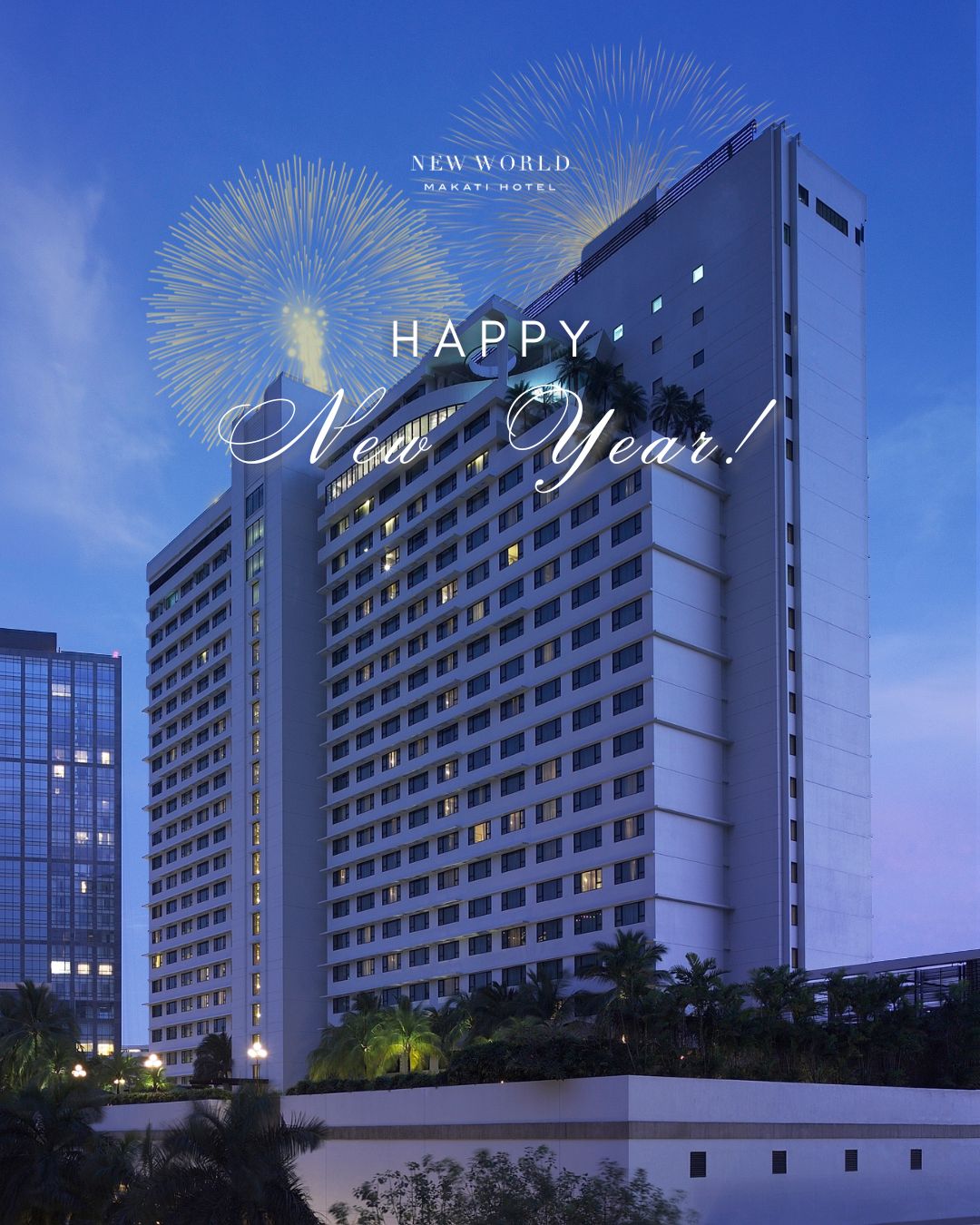 A Journey of Joy Begins 

From all of us at New World Makati Hotel, thank you for being part of our story. Here's to another year of unforgettable moments, heartfelt hospitality, and shared celebrations.​
​
Happy New Year! ​🥂

For general inquiries: ​
📞 (02) 8811 6888​
📧 enquiry.manila@newworldhotels.com​
🌐 manila.newworldhotels.com​

#NewWorldMakati #NewWorldMakatiHotel #NewWorldHotels